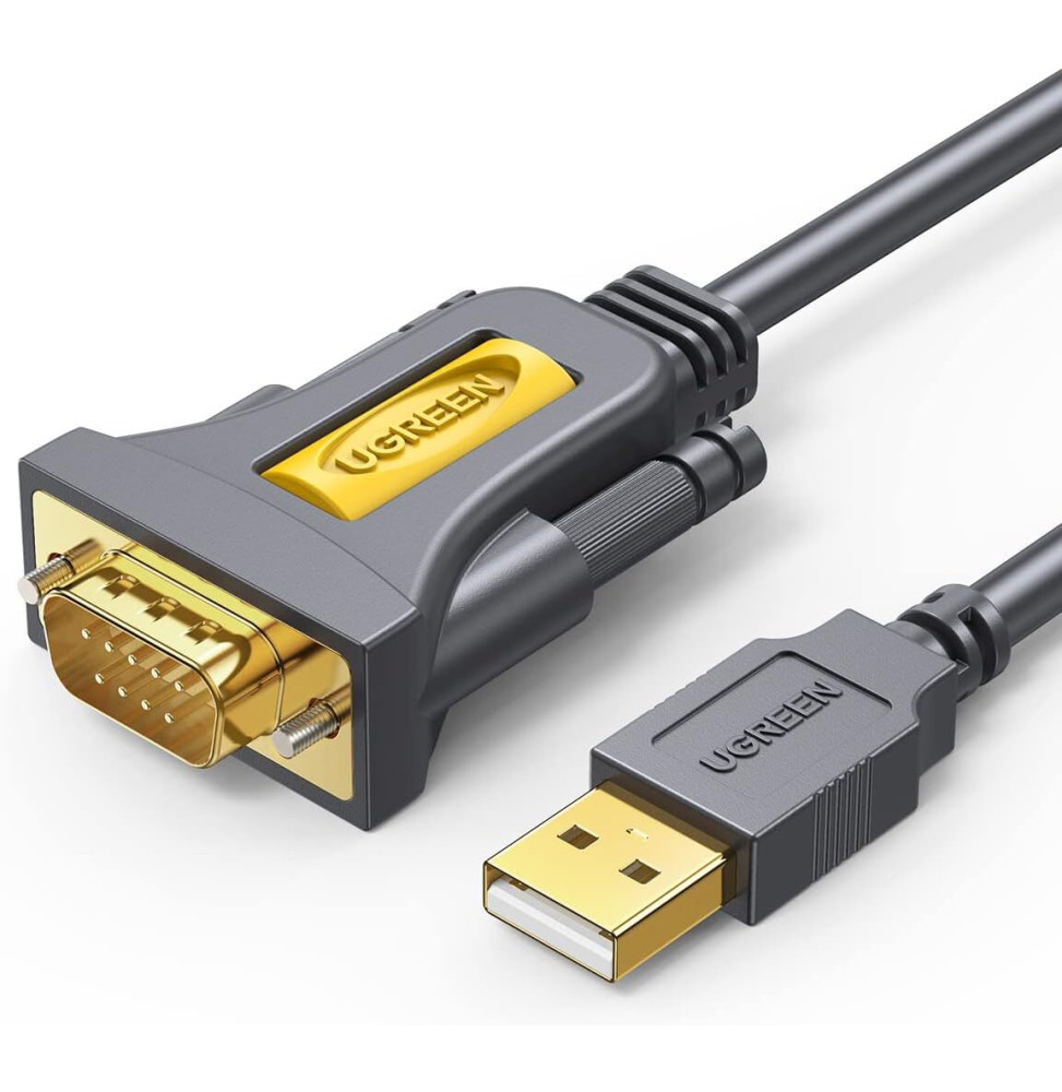 Câble USB 2.0 vers DB9 RS-232 Mâle 1,5M 20211