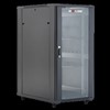 COFFRET INFORMATIQUE 24U 600MM D600MM H1300MM + ÉTAGÈRE + 2VENTILATEURS