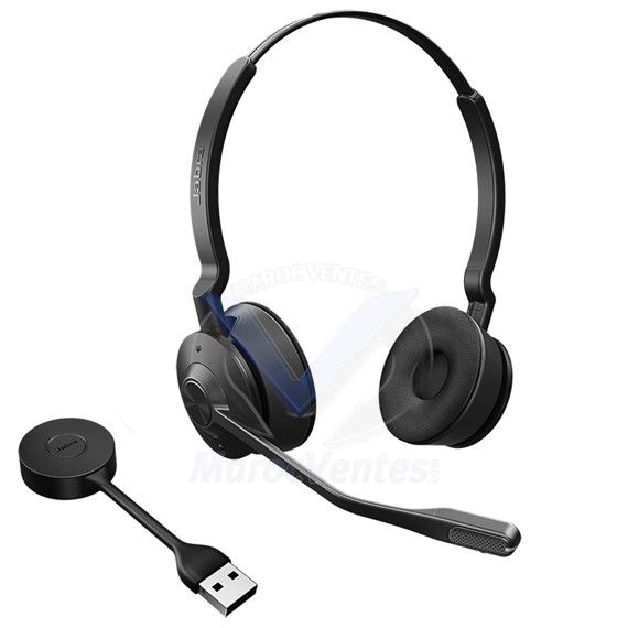 Micro-Casque Binaural Dect Sans Fil Engage 55 SE MS Stereo Link400a 9659-450-111
