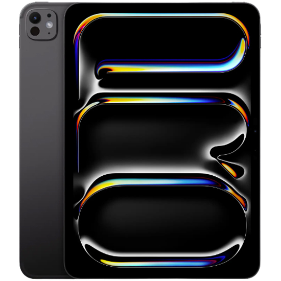 iPad Pro 11 pouces (2024) Wi-Fi + Cellulaire 256 Go avec Vitre Standard SPACE BLACK MVW13