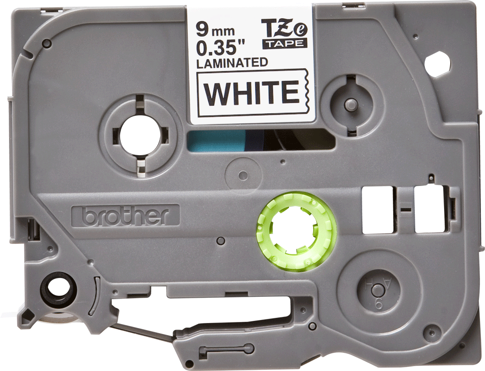 Ruban pour étiqueteuse TZe-221 Brother original – Noir sur blanc, 9 mm de large