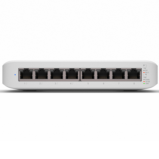 UniFi Switch Lite 8 PoE Géré L2 Gigabit Ethernet (10/100/1000) Connexion Ethernet (PoE) Blanc USW-LITE-8-POE
