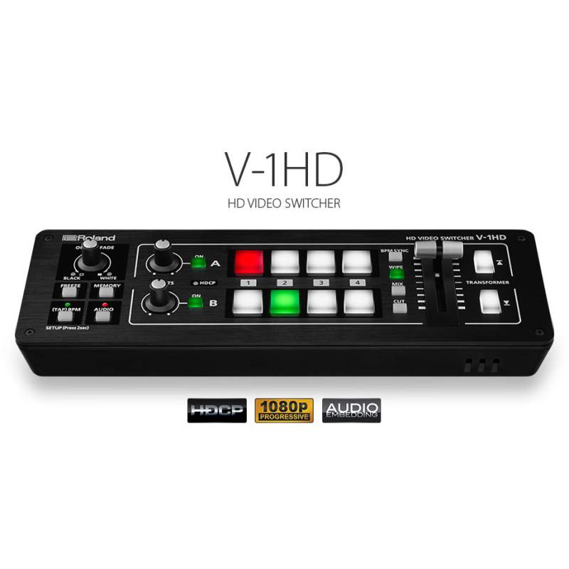 Mélangeur HD Portable et Compact. V-1HD