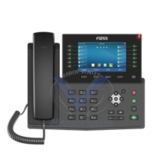 Telephone IP de Bureau Entreprise a 20 comptes SIP avec Ecran LCD Couleur 5" WiFi Bluetooth intégré avec BLF jusqu'a 60 buttons, Giga X7C