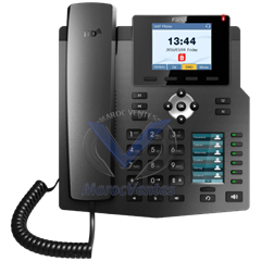 Telephone IP de Bureau Entreprise Ecran LCD avec une Clé Intelligente DSS X4SG