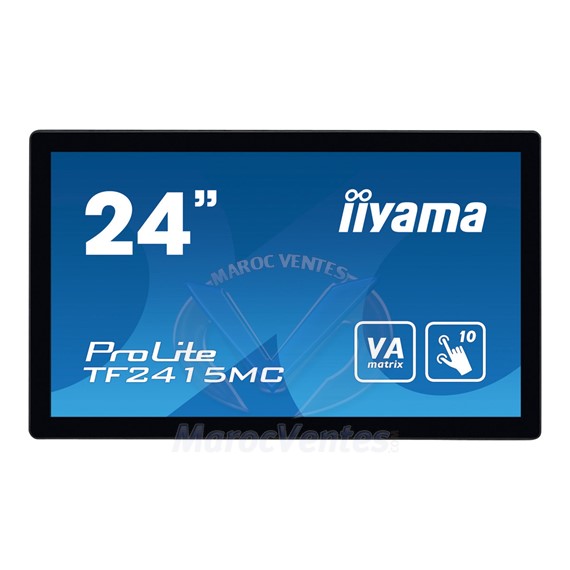 Écran LED ProLite tactile 24" 1920 x 1080 Full HD (1080p) TF2415MC-B2
